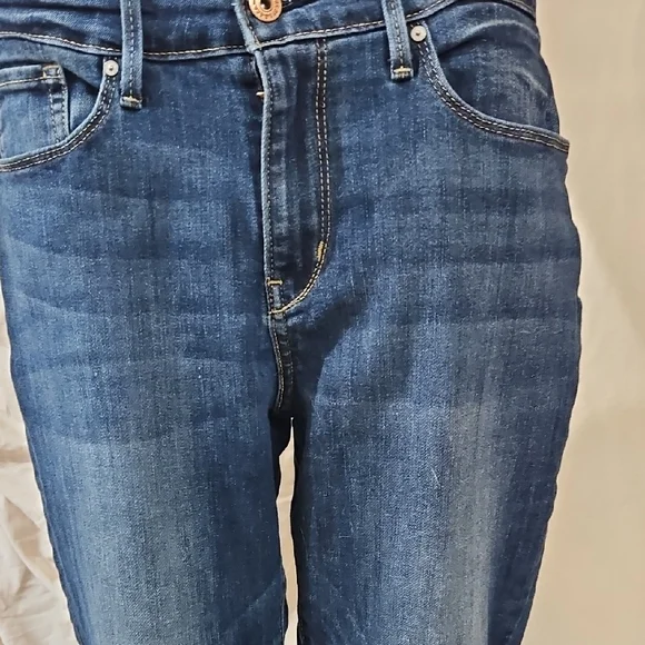 Signature by Levi Strauss Dark Blue Boyfriend Jeans - Picture 7 of 7